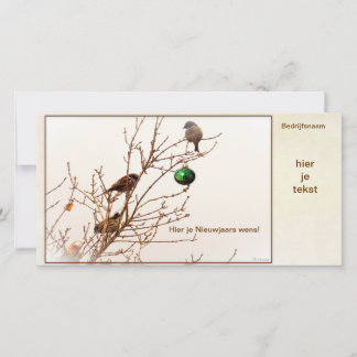 Kerst - Fotokaart - Business card - Christmas シーズンカード