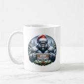 Kerst Gorilla コーヒーマグカップ (左)