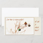 Kerst kaart / Foto kaart - Pas zelf je tekst aan! (正面/裏面)