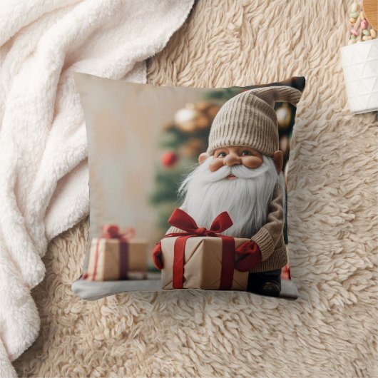 Kerst kussen met kerst kabouter クッション (ブランケット)