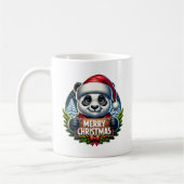 Kerst Panda コーヒーマグカップ (左)