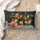 Kerst zoekplaatje van de Fubby's. ランバークッション (ブランケット)