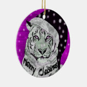 Kerstbal Kerst Tijger セラミックオーナメント (右)