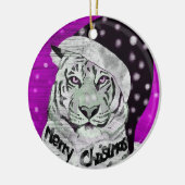 Kerstbal Kerst Tijger セラミックオーナメント (左)