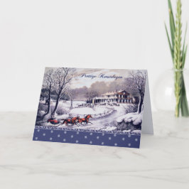 Kerstdagenを終了。クリスマスカードのオランダ シーズンカード