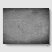 Kerstfeest Schoolbord Stijl Krijtjes Typography ゲストブック (裏面)