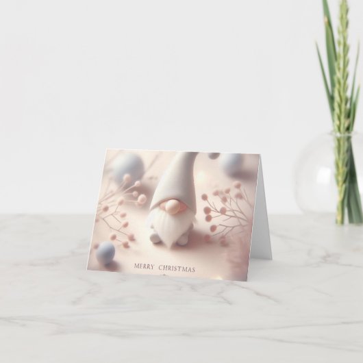 Kerstkaart kabouter シーズンカード (正面)