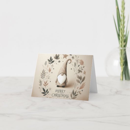 Kerstkaart kabouter シーズンカード (正面)