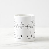 Kerwinペプチド名mug コーヒーマグカップ (中央)