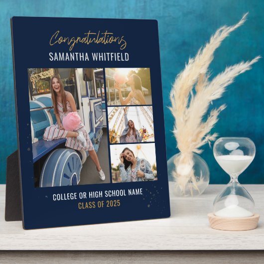 Kespsake Photo Collage卒業2025 フォトプラーク (側面)