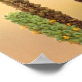 Kestrel、Falco sparverius、米国およびカナダへの先住民 ポスター (角)