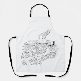 Kestrel Over the City Apron エプロン