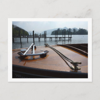 Keswickのボートの着陸 ポストカード