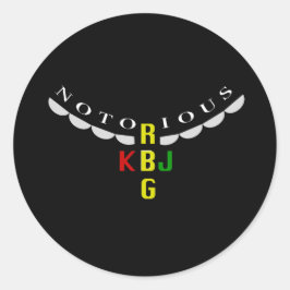 Ketanji  Jackson and Ruth Ginsburg - sticker ラウンドシール