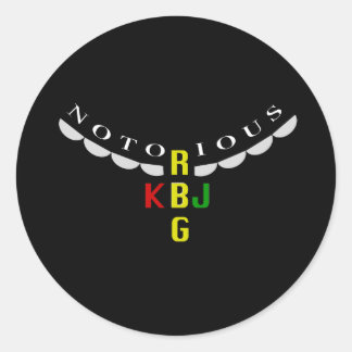 Ketanji Jackson and Ruth Ginsburg - sticker ラウンドシール
