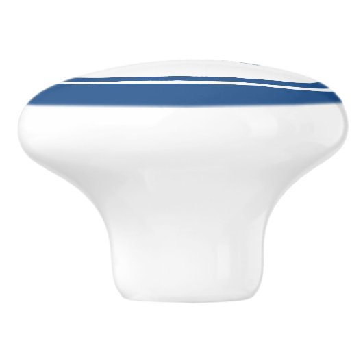 Ketchの青いヨットの航海のな陶磁器のノブ セラミックノブ (側面)