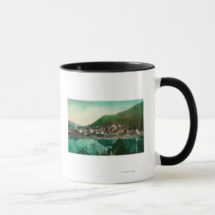 Ketchikan、アラスカの町の眺め-最初都市 マグカップ