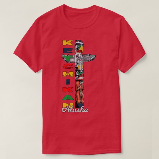 Ketchikan Alaska Totem Pole Native Art Souvenir Ke Tシャツ (デザイン正面)