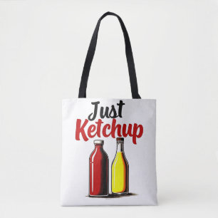 Ketchupおもしろいボトルグラフィックのみketchup トートバッグ