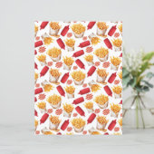 Ketchup & Fries Scrapbook Paper (スタンド正面)