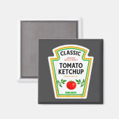 Ketchup Halloween 2024 Costume Matching Mustard Co マグネット (正面/裏面)