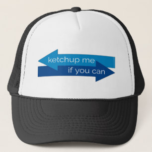 Ketchup me if you can movie pun/joke キャップ