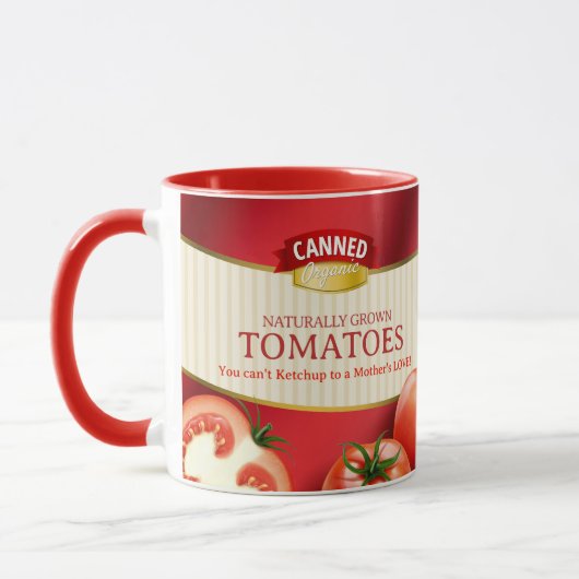 Ketchup to a Love Tomatoesは母 マグカップ (左)