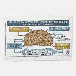 Keto Bread Schematic: Kitchen Towel キッチンタオル