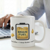 Keto Coffee Brain Fuel Recipe コーヒーマグカップ