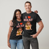 Keto Diet Design I Love Meat Tシャツ (ユニセックス)