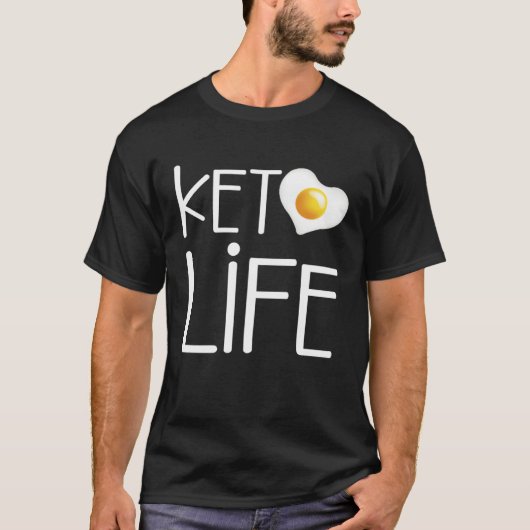 Keto Life Ketogenic Diet Keto  Avocado Bacon Diet Tシャツ (正面)