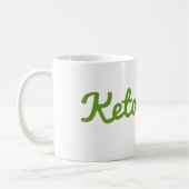 KETOgenialのクラシックで白いマグ コーヒーマグカップ (左)