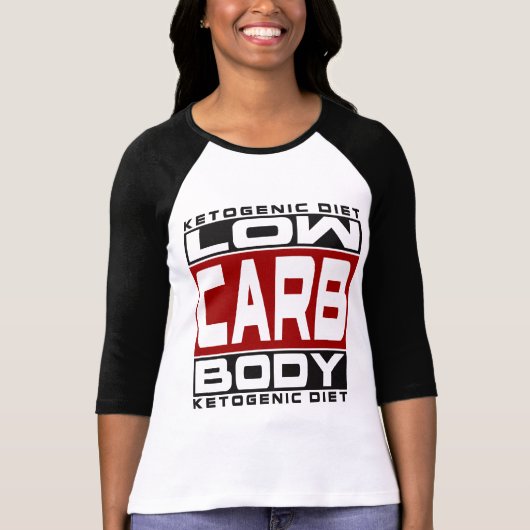 KETOGENICダイエット: 低炭水化物の体! 健康のためのKetoを食べて下さい Tシャツ (正面)