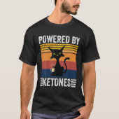 Ketones Bulletproを搭載したケトダイエットユーモアおもしろい Tシャツ (正面)
