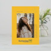 Kettering University Graduation 箔招待状 (立ち正面)