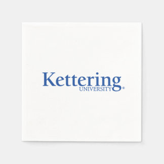 Kettering University Logo スタンダードカクテルナプキン