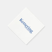 Kettering University Logo スタンダードカクテルナプキン (角)