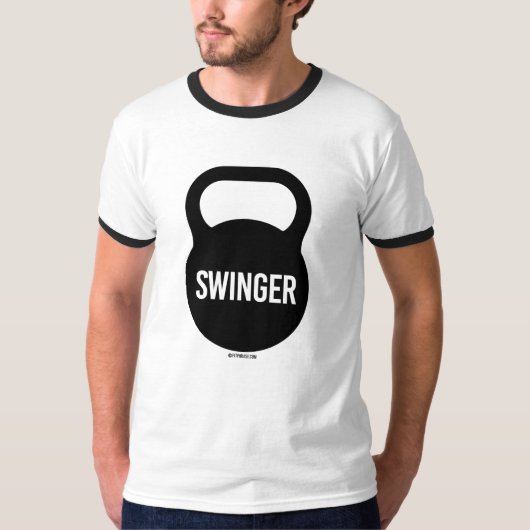 Kettlebellのスウィンガー Tシャツ (正面)