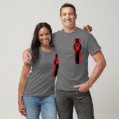 KettlebellのストライプのなTシャツ Tシャツ (ユニセックス)