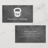 Kettlebellのパーソナルトレーナーの名刺 名刺 (正面/裏面)