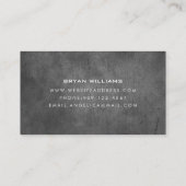 Kettlebellのパーソナルトレーナーの名刺 名刺 (裏面)