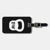 Kettlebellのパーソナルトレーナーの荷物のラベル ラゲッジタグ (正面横)