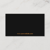 Kettlebellのモダンな適当な男性のパーソナルトレーナー 名刺 (裏面)