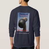 Kettlebellのロゴの海軍スエットシャツ スウェットシャツ (裏面)