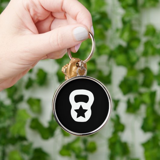 Kettlebellの星 キーホルダー (手)