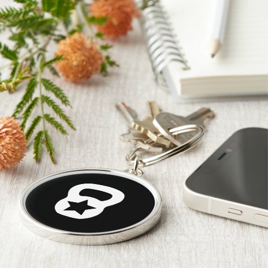 Kettlebellの星 キーホルダー (側面)