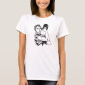 Kettlebell私達はCrossfitの女性のワイシャツそれをしてもいいです Tシャツ (正面)