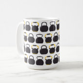 Kettlebell Fitness Mug コーヒーマグカップ (正面左)