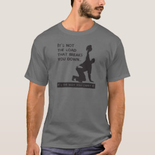 KETTLEBELL GETUP -やる気を起こさせるな引用文 Tシャツ
