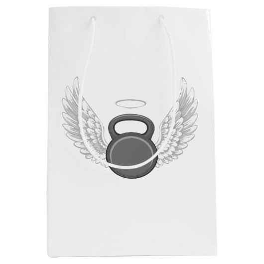 Kettlebell Heaven ミディアムペーパーバッグ (正面)